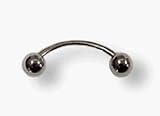 14 Gauge 7/16" Curved Barbell