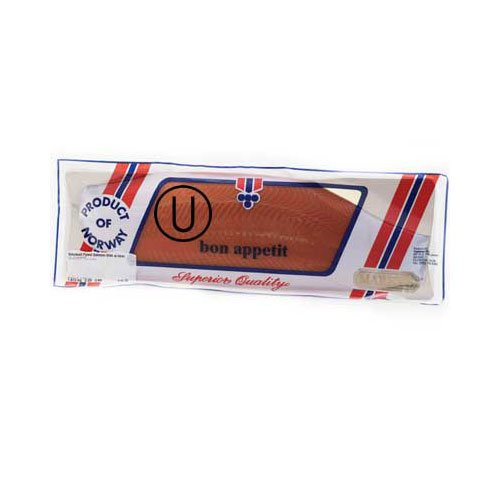 Norwegian Smoked Salmon - Superior - Pre-Sliced (2nd Grade) - Kosher by Gourmet Food Store