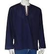 Mens Embroidered Kurta Casual Cotton Shirt India Chest 42 inches (gsk533)