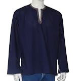 Mens Embroidered Kurta Casual Cotton Shirt India Chest 42 inches (gsk533)