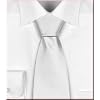 Fashion Basic Seidenkrawatte Firenze uni Satin wei�