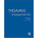 Thesaurus of Psychological Index Terms: 30th Anniversary 1974-2004