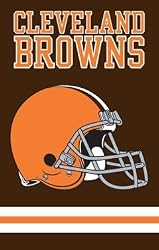 Cleveland Browns Applique Embroidered Banner Flag 44"x28" NFL Football Fan Shop Sports Team Merchandise