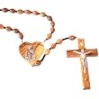 Olive Wood Wall Rosary with Certificate and Gift Box