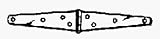 ACE TRADING BHDW 2 01-3414-006 LIGHT DUTY STRAP HINGE