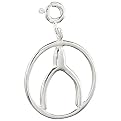 Sterling Silver Wishbone Charm