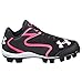 Under Armour Clean Up Baseball Cleat for Kid (12 Kids , Black/Pink)