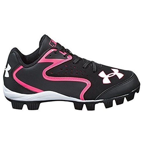 Under Armour Clean Up Baseball Cleat for Kid (12 Kids , Black/Pink)