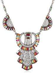 Ben-Amun Jewelry Deco Pendant Necklace, 16"
