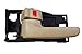 PT Auto Warehouse TO-2901E-LH - Inside Interior Inner Door Handle, Beige (Fawn) - Driver Side