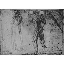 Raffael (Study on Kreuztragung Christ figure study) Art Poster Print