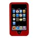 Solid Red Snap On Crystal Hard Cover Case for Apple Ipod Touch Itouch 8GB 16GB 32GB 2G 2nd Generation