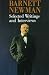 Books : Barnett Newman: Selected Writings and Interviews
