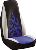 Elegant 178218 Blue Flames High Back Seat Cover