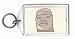 9 Foot High Olmecs Stone Head Keychain