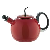 Copco Red Delicious Apple 2-1 2-Quart Enamel on Steel Teakettle by Copco