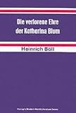Lost Honour of Katharina Blum (German Literary Texts)
