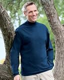 Devon & Jones Classic Unisex Suede Mock Turtleneck For Men. D420
