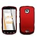 Samsung Droid Charge (SCH-i510) Rubberized Hard Phone Cover Protector Case - Red