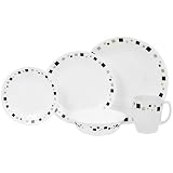 Corelle 16pc Dinner Set - Geometric - 4 people setting