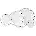 Corelle Livingware 16-Piece Dinnerware Set, Service for 4, Geometric