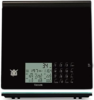 Biggest Loser Glass Nutritional Scale, Black