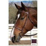 Collegiate Plain Raised Bridle Cob Chestnut