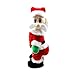 Christmas Santa Claus Figure Twisted Hip Twerking Singing Electric Toys for Kids XMAS Decorations (Wiggle hip)