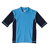 Boys' Swimwear Mossimo Supply Co. Panama Blue Short-Sleeve Rashguard