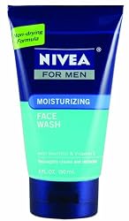 Nivea for Men Face Wash Cleans and Moisturizing with Menthol and Vitamin E, 5-Ounce Tubes (Pack of 4)