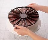 Cake Marker, Plastic, Double Sided, Each Side a Different # of Portions - 12 & 16