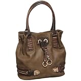 Melie Bianco Karina Bucket Handbag (Taupe)