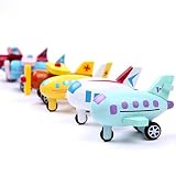 KINGMAK Bewegliches Flugzeug aus Holz Spielzeug Flugzeug Serie Set(12 piece) -