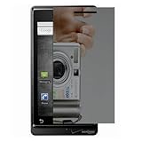 Mirror Screen Protector and Cleaning Cloth for Motorola Droid A855 Phone