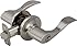 Legend 809118 Wave Style Lever Handle Entry Front Door Knob Leverset Lockset, US15 Satin Nickel Finish
