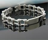41GWiNBQA%2BL. SL160  Mens boy Silver Stainless Steel Bracelet Chain Bangle sl010003
