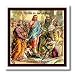 Christ in Jerusalem Blessed Easter - 6x6 Iron On Heat Transfer For White Material