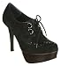 Office Pelvis Creeper Black Suede - 7 Uk