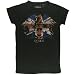 Queen - UK Crest Ladies Burnout T-Shirt