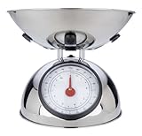 IMAGE OF MIU France Polished Stainless Steel Analog Spring Scale, 8-Pound