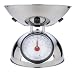 MIU 8-Pound Polished Stainless-Steel Analog Spring Scale