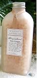 Honey Almond Bath Crystals in a Glass Bottle /19.4 Oz/550g