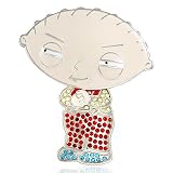 OFFICIALLY LICENSED ICED OUT STEWIE FAMILY GUY BELT BUCKLE
