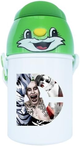 NuWaWa Batman's No. 1 Enemy D Pattern Logo Custom Kid's Water Bottle 12 OZ/350 ML Mom's Good Choice(LimeGreen)