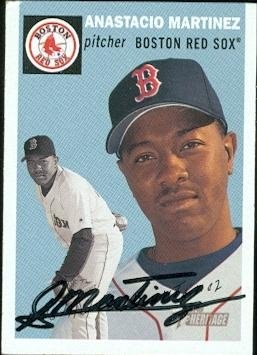 Anastacio Martinez Autographed/Hand Signed Baseball Card (Boston Red Sox) 2003 Topps Heritage #275