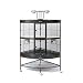 Prevue Pet Products Large Corner Bird Cage 3158BLK Black 45-Inch by 30-Inch by 69-Inch