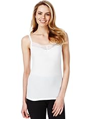 Modal Embellished Lace Trim Vest