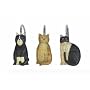 Expressions Country Cats Shower Hooks, Set of 12