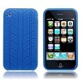 New! Blue Tyre Tread Rubber Case Cover for iPhone 3G 3GS