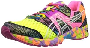 ASICS Women's GEL-Noosa Tri 8. Running Shoe,Flash Yellow/Flash Pink/Multi,8 M US
